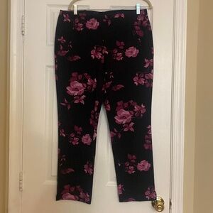 Chico’s Juliet Floral-Print Ankle Pants